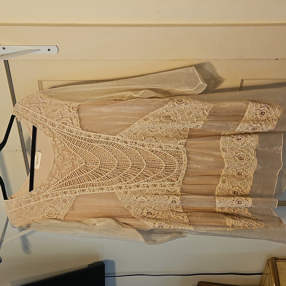 Simply Couture Beige  Dress